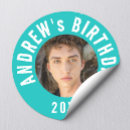 Search for photo birthday stickers Colourful