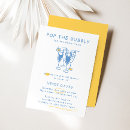Search for pop the bubbly bridal shower invitations Champagne