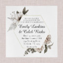 Search for hexagon wedding invitations Gold