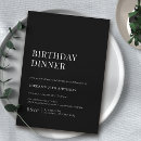 Search for all black birthday invitations Gender neutral