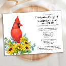 Search for cardinal invitations In loving memory