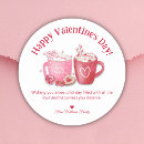 Search for romantic pink valentines day stickers Minimalist