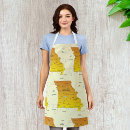 Search for us states aprons Map
