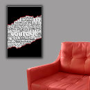 Search for courage word art Typography