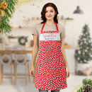 Search for white dots aprons Red and white