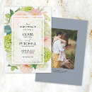 Search for hydrangea wedding save the dates Modern
