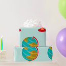 Search for world globe wrapping paper Planet