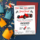 Search for two fast two curious birthday invitations Race car 2nd birthday