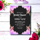 Search for neon bridal shower invitations Floral