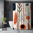 Search for orange and gray shower curtains Boho