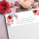 Search for blossoms return address labels Elegant