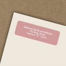Search for dusty rose return address labels Birthday