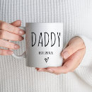 Search for dad established mugs Baby shower