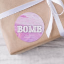 Search for the bomb stickers Pink