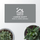 Search for residential cleaning services business cards Simple