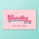 Search for candles business cards Retro