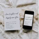 Search for weekend wedding invitations Black and white