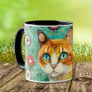Search for funny ginger cat mugs Tabby