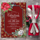 Search for poinsettia flower invitations Festive