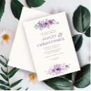 Search for floral bouquet wedding invitations Trendy