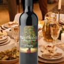 Search for happy new year wine labels Xmas