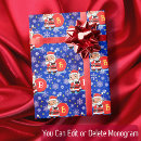 Search for santa claus gift wrap Snowflakes