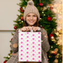 Search for pink snowflake gift bags White
