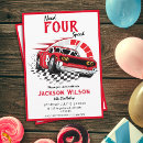 Search for cute race car birthday invitations Race on over
