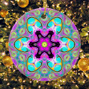 Search for tie in christmas tree decorations Psychedelic