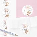 Search for baby girl seals envelope seals Pink
