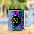 Search for purple dots mugs Initial