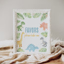 Search for baby dinosaur baby shower posters Trex stegosaurus triceratops