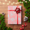Search for pink and blue christmas wrapping paper Modern