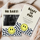 Search for groovy baby shower invitations Simple