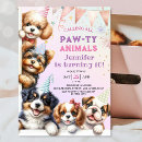 Search for puppy party invitations Calling all party animals