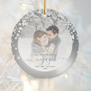 Search for silver christmas tree decorations Couple