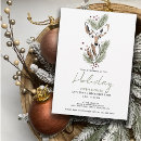 Search for deer christmas invitations Watercolor