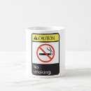 Search for no smoking mugs Warning