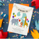 Search for safari party invitations Elephant