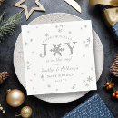 Search for joy of christmas napkins Snowflake