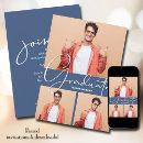 Search for 3 photo graduation invitations Typography