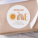 Search for neutral thank you stickers Sun