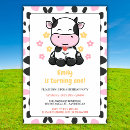Search for cute cartoon cow invitations Girl