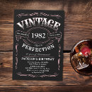 Search for vintage aged to perfection invitations Surprise party