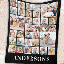 Search for family photo collage blankets Photography