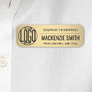 Search for gold name tags Plastic with magnetic backing
