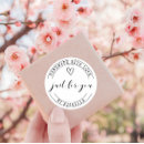 Search for hand made for you stickers Handwritten script