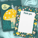 Search for mushrooms thank you cards Gender neutral