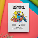 Search for sesame street birthday invitations Cookie monster celebration