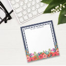 Search for floral notepads Navy blue